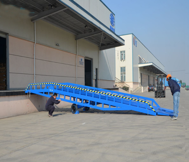 山东移动式登车桥应用
